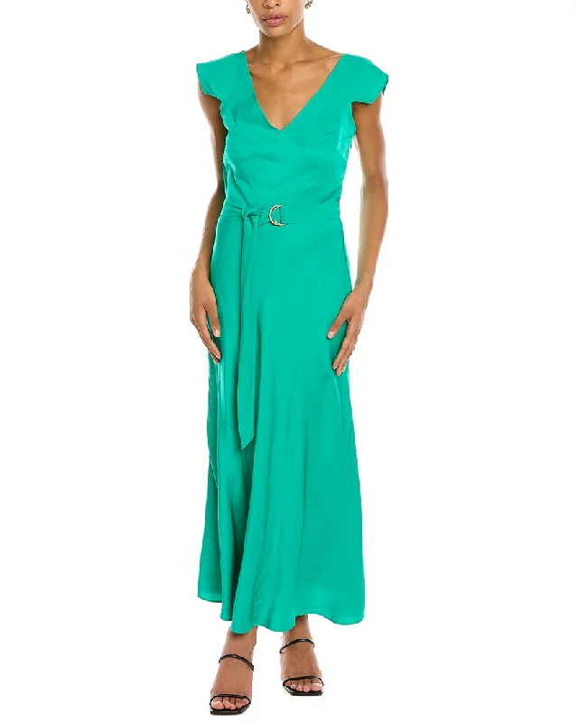 Instant Savings Ted Baker Bias Cut Midi Dress