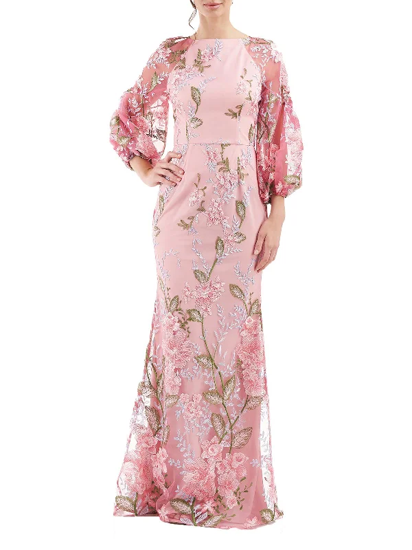 Blowout Sale Lydia Womens Floral Maxi Evening Dress