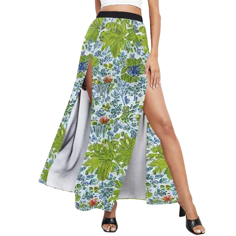 Great Bargains Women's High Slit Long Beach Dress (S40)
