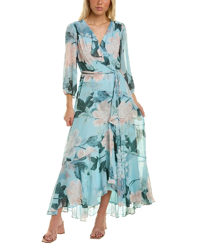 YEAR-End Clearance MAISON TARA Ruffle Maxi Dress