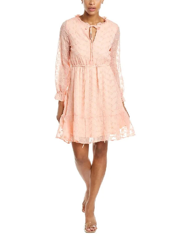 Can't Miss BCBGeneration Eyelet A-Line Dress