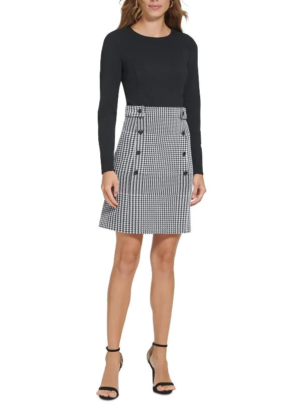 Referral Discount Womens Workwear Knee Sheath Dress