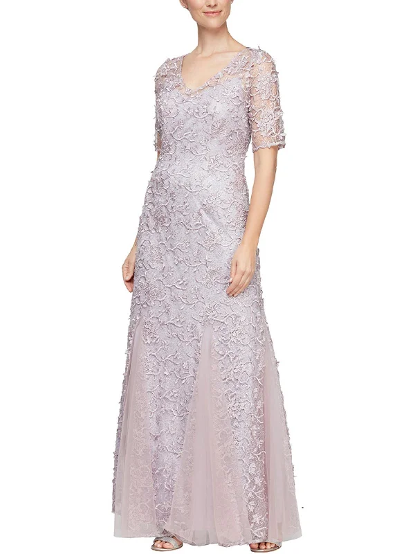 Low Prices Womens Lace Full Length Evening Dress