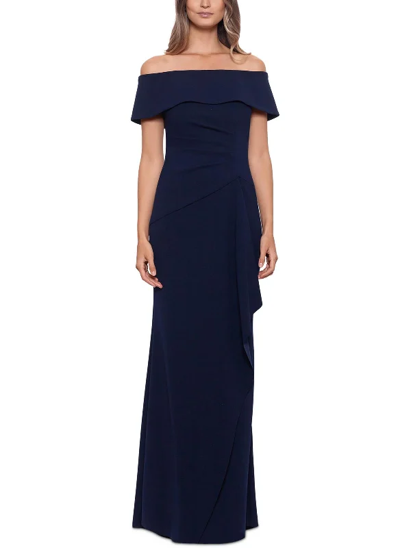 Online Only Womens Gown Ruched Evening Dress