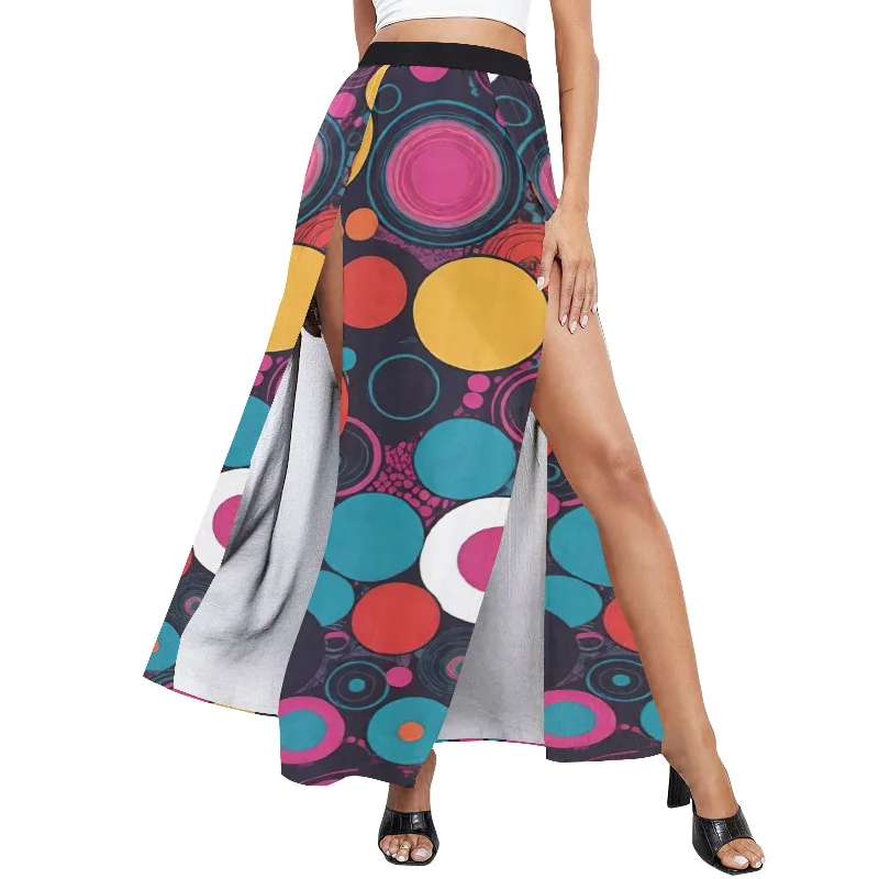 Closeout Women's High Slit Long Beach Dress (S40)