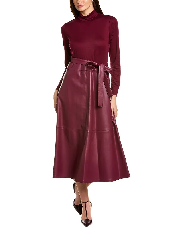 Best Deals Anne Klein Mock Neck Dress