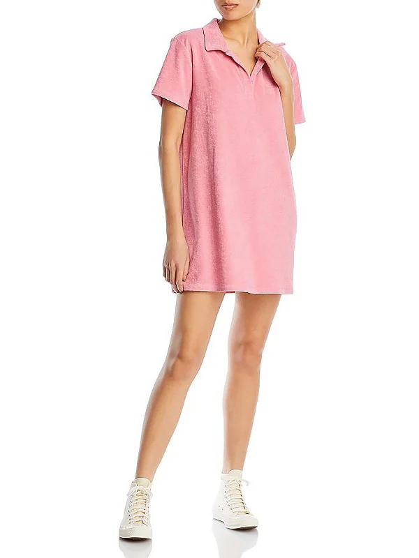Seasonal Clearance Womens Polo Mini Shirtdress