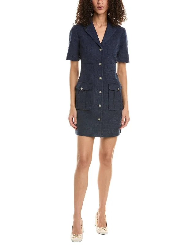 Closeout Sale Ted Baker Tweed Wool-Blend Sheath Dress