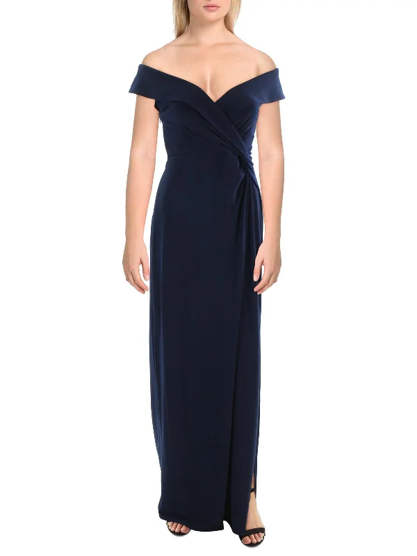 Doorbuster Deal Womens Jersey Long Evening Dress