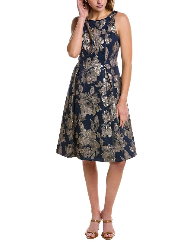 Get It Before It’s Gone Adrianna Papell Jacquard A-Line Dress