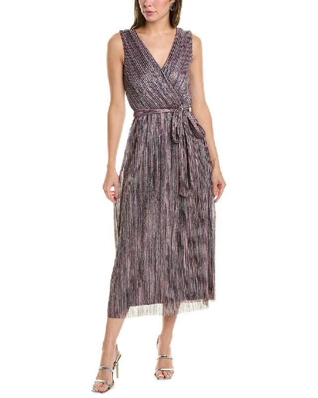 Deal Dash Anne Klein Surplice Midi Dress