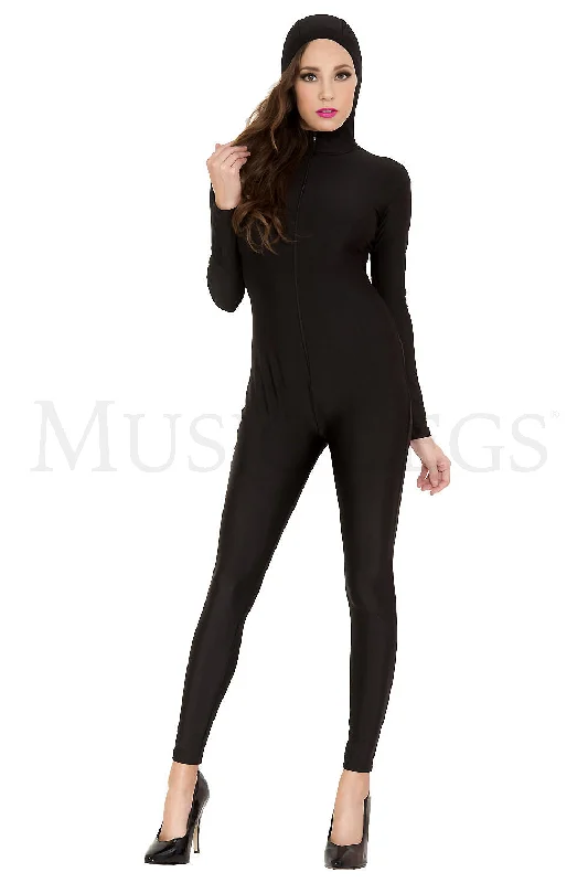 Instant Discount Basic Hooded Catsuit
