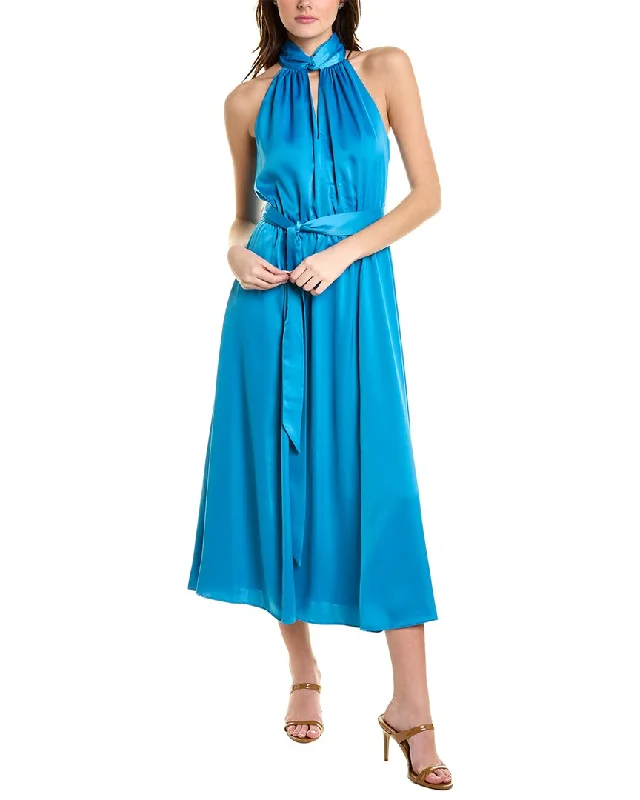 Best Seller Anne Klein Twisted Halter Midi Dress