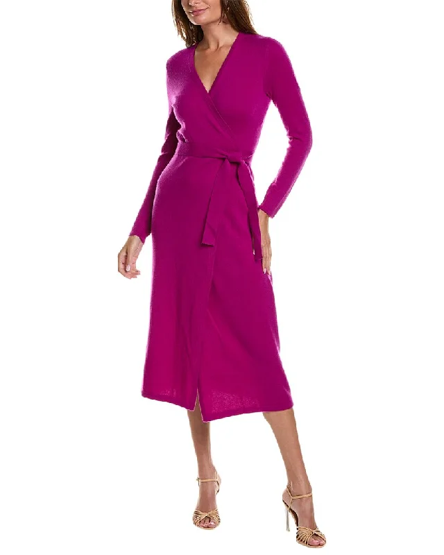 Weekend Flash Sale Diane von Furstenberg Astrid Wool & Cashmere-Blend Wrap Dress