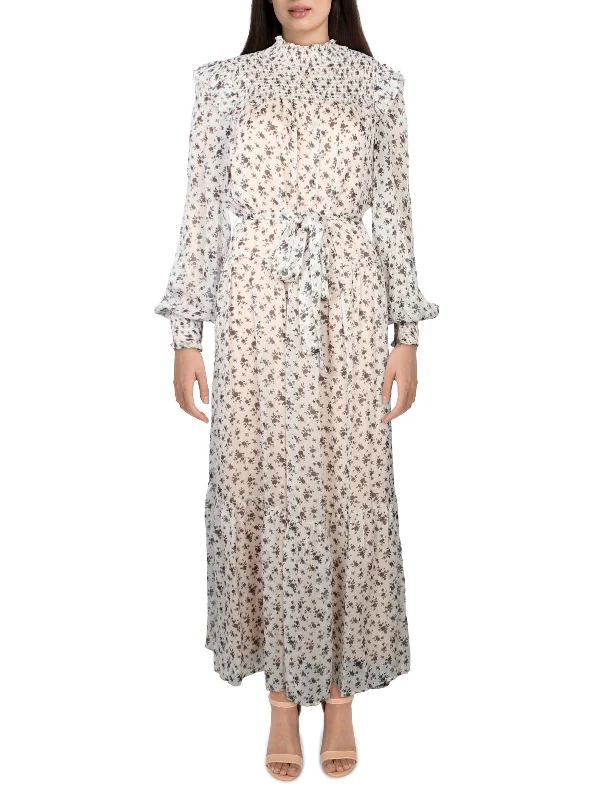 YEAR-End Clearance Womens Floral Print Long Maxi Dress
