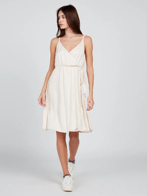 Exclusive Preview Static Bloom Dress - Sand Brown