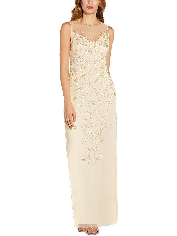Lowest Prices Womens Beaded Maxi Evening Dress