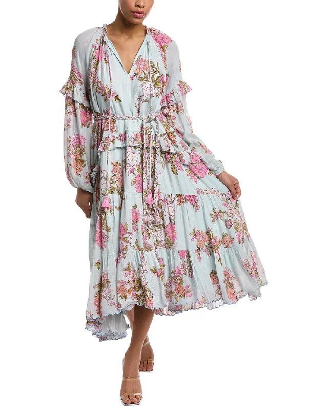 Special Promotion Hemant & Nandita Belted Midi Dress
