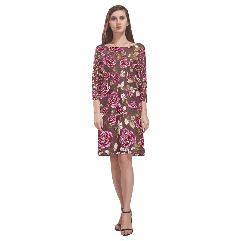 Year-End Clearance Women's Loose Round Neck Dress (Model D22)