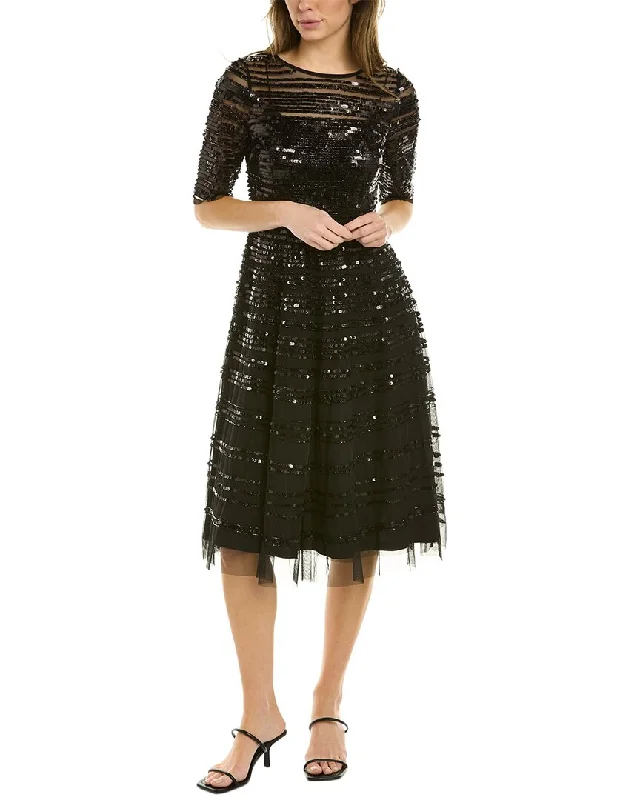 Sale Event Johnny Was Beaded Mesh A-Line Dress