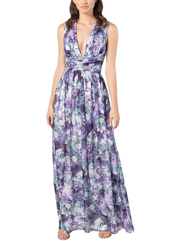 Today’s Deal Womens Pleated Maxi Evening Dress