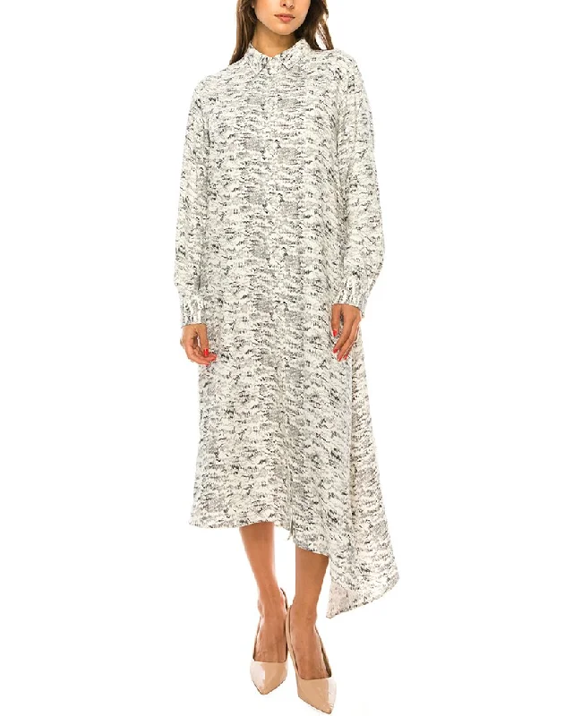 Fantastic Offers YAL New York Collared Printed Button Down Dress