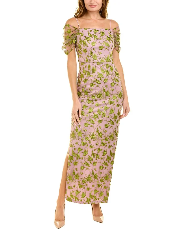 Mega Sale JS Collection Jemma Off-The-Shoulder Column Gown
