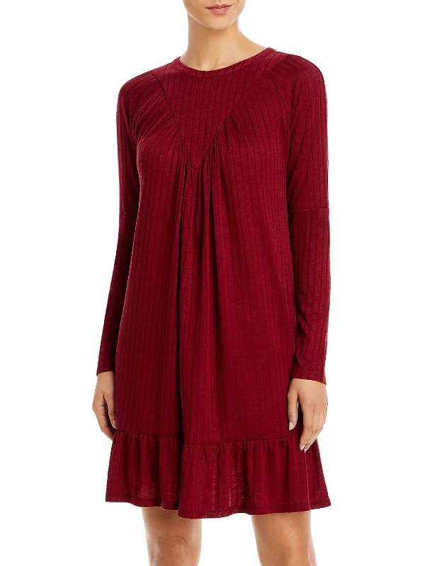 Great Deals Womens Smocked Knit Mini Dress