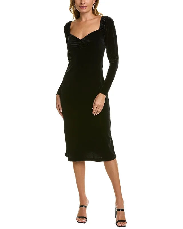Weekend Flash Sale Boden Velvet Jersey Midi Dress