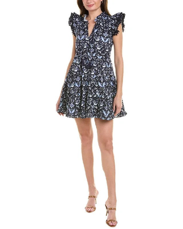 Crazy Savings Sail to Sable Flutter Sleeve Mini Dress