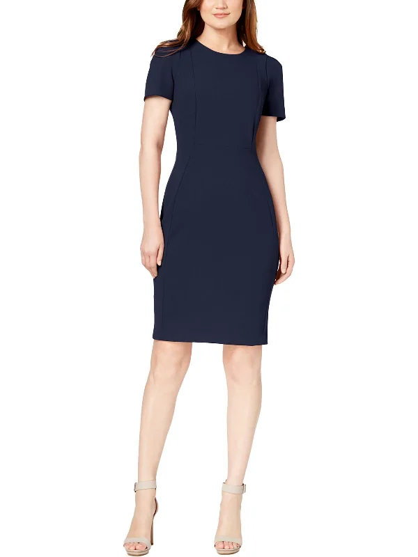 Weekend Flash Sale Petites Womens Office Workwear Sheath Dress
