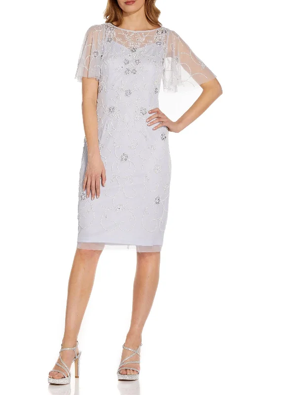Unmissable Offer Womens Burnout Midi Cocktail and Party Dress