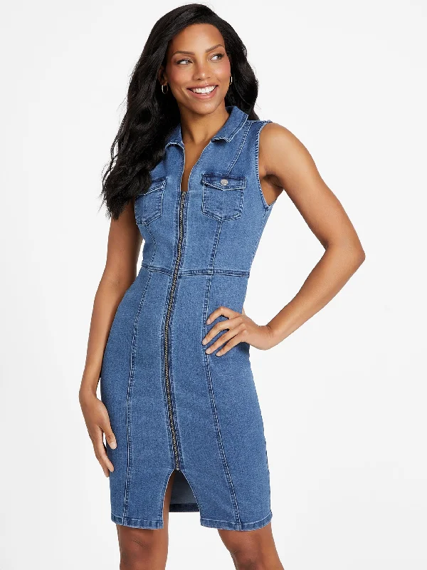 Final Markdown Eco Miranda Denim Shirt Dress