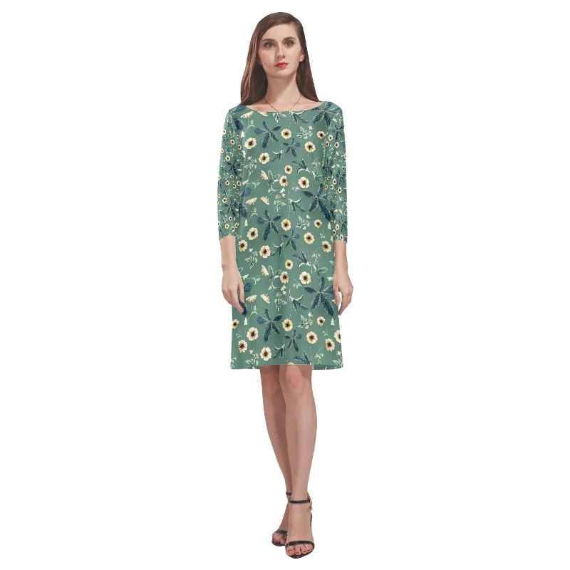 Seasonal Sale Women's Loose Round Neck Dress (Model D22)