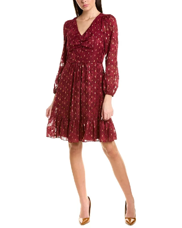Flash Sale London Times Bishop Sleeve A-Line Dress