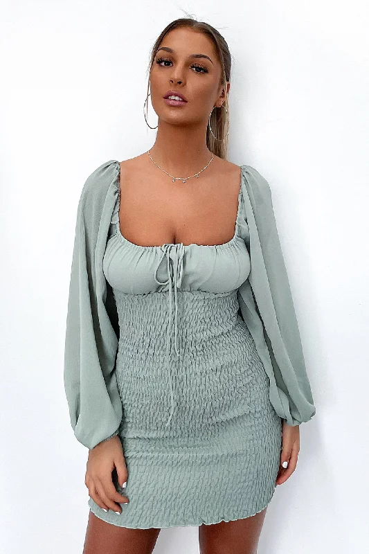 Special Offer Ella Dress - Sage