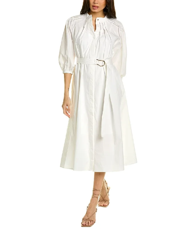 Act Now Gracia Flare Shirtdress