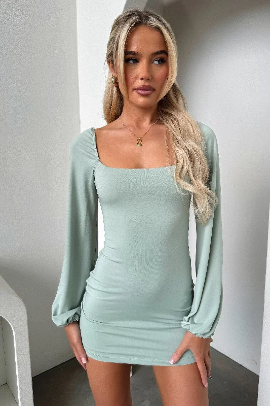 Special Promotion Atkinson Dress - Sage