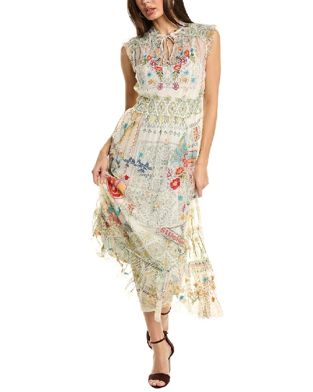 Price Meltdown Johnny Was Merida Mesh Maxi Dress