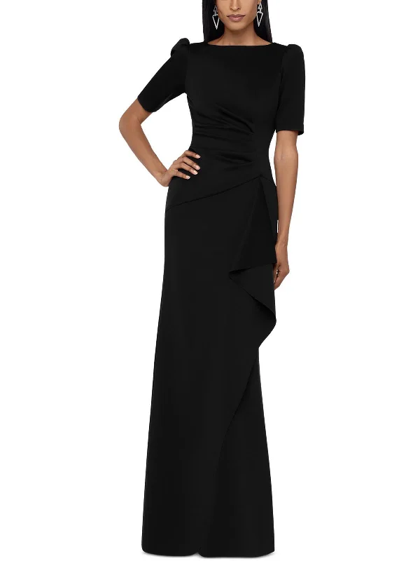 Customer Appreciation Sale Womens Layered Stretch Maxi Evening Dress