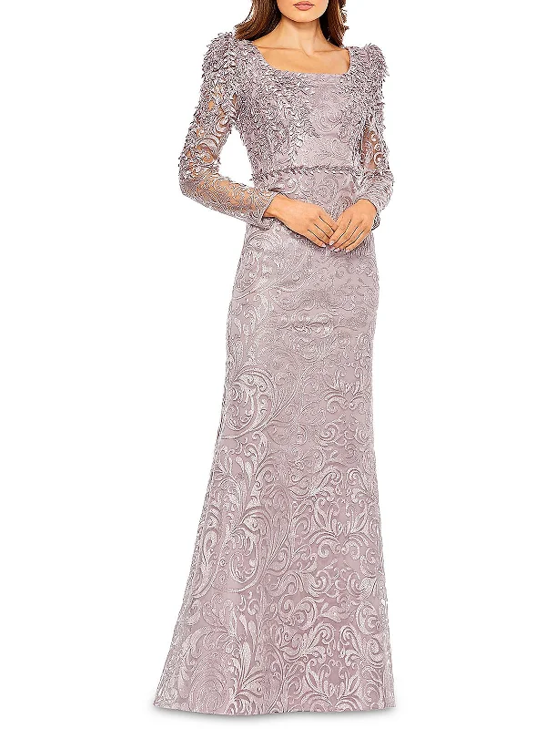 Incredible Offers Womens Lace Long Evening Dress