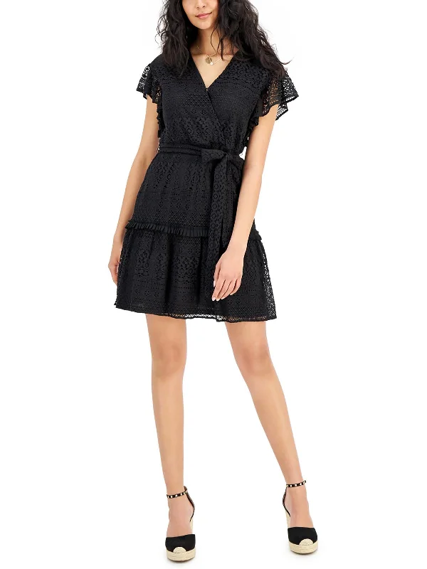 Discount Deals Womens Lace Short Mini Dress