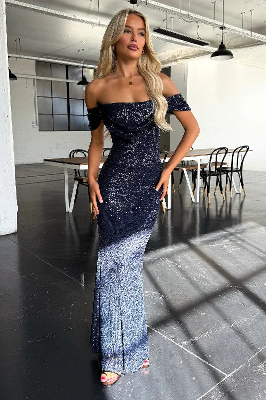Shop and Save Nara Maxi Dress - Navy
