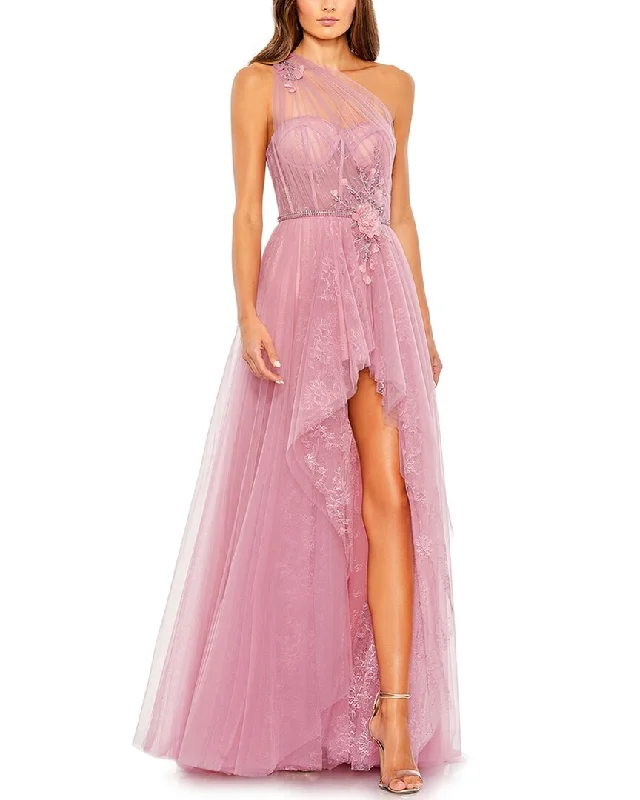 Lowest Price Mac Duggal One-Shoulder A-Line