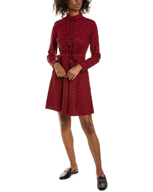 Early Access Brooks Brothers Flannel Shirtdress