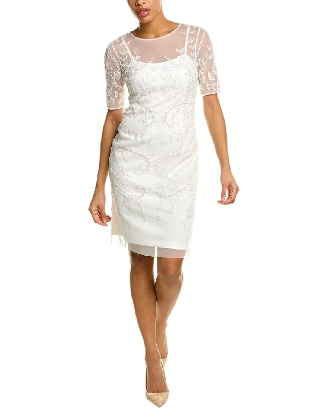 Don't Miss Adrianna Papell Beaded Sheath Dress