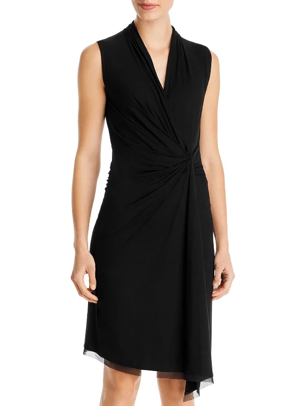 Can't Miss Maureen Jersey Twist Front Midi Dress