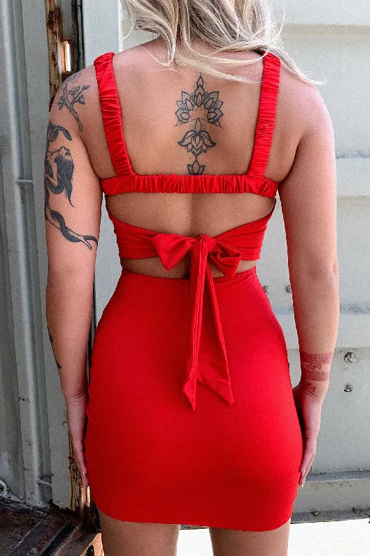 Deal Zone Archie Dress - Red