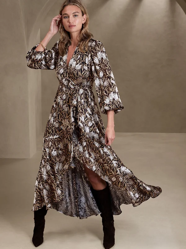 Bargain Prices Fiori Ruffle Wrap Dress