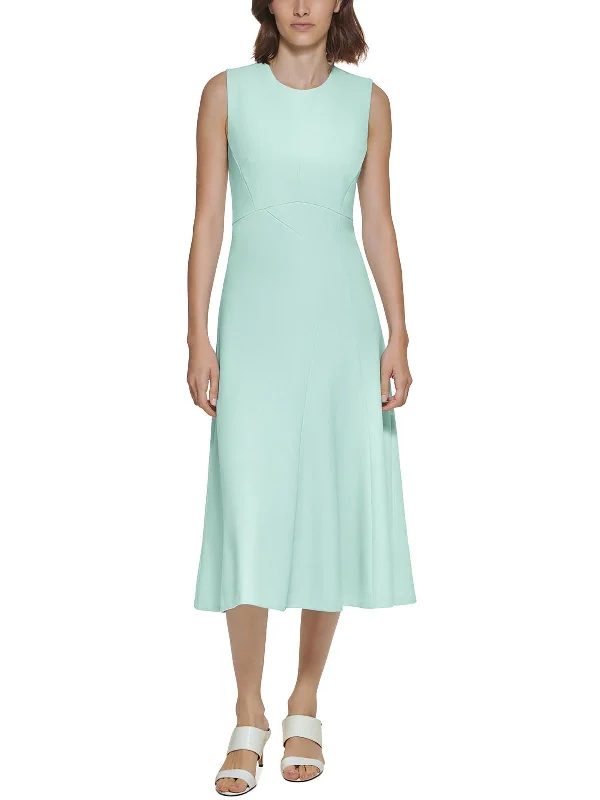 New Arrival Womens Knit Seamed Midi Dress